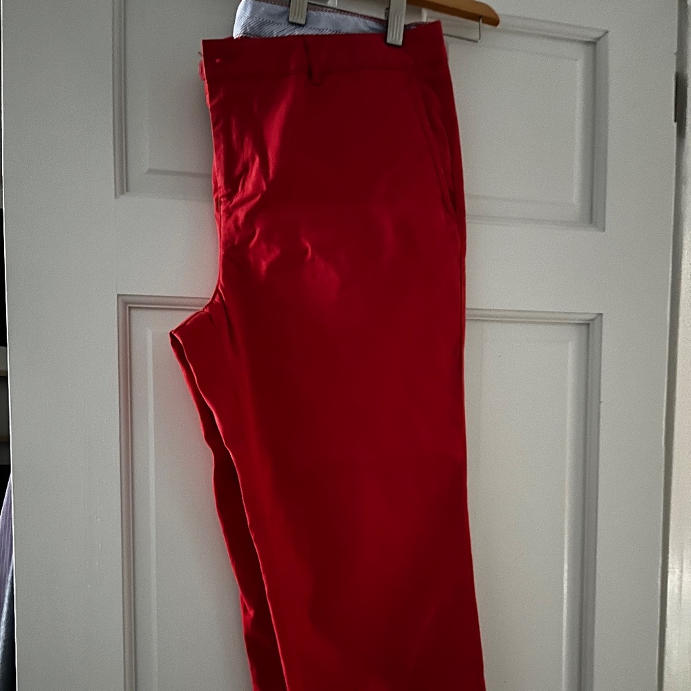 LLBean khaki pants ankle length